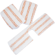 Rezerva din microfibra absorbanta, cu doua fete, pentru mop plat, 39.5 x 12.5 CM